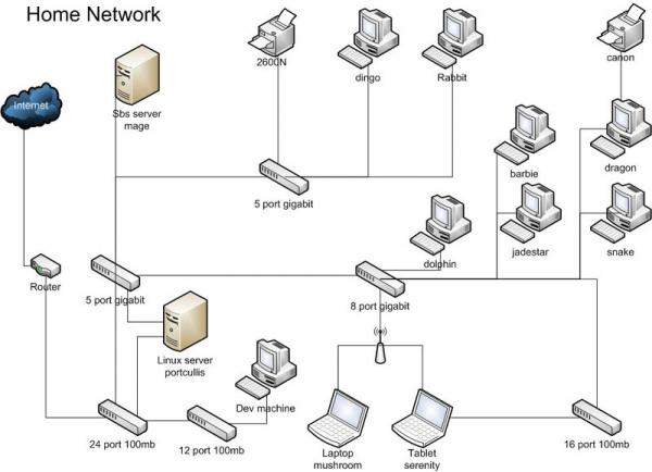 home network normal